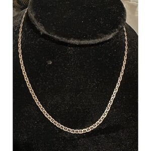 Minor Sterling Silver Mariner Link Chain Necklace 18"
